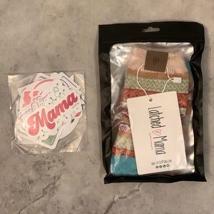 Latched Mama Bundle of socks & stickers